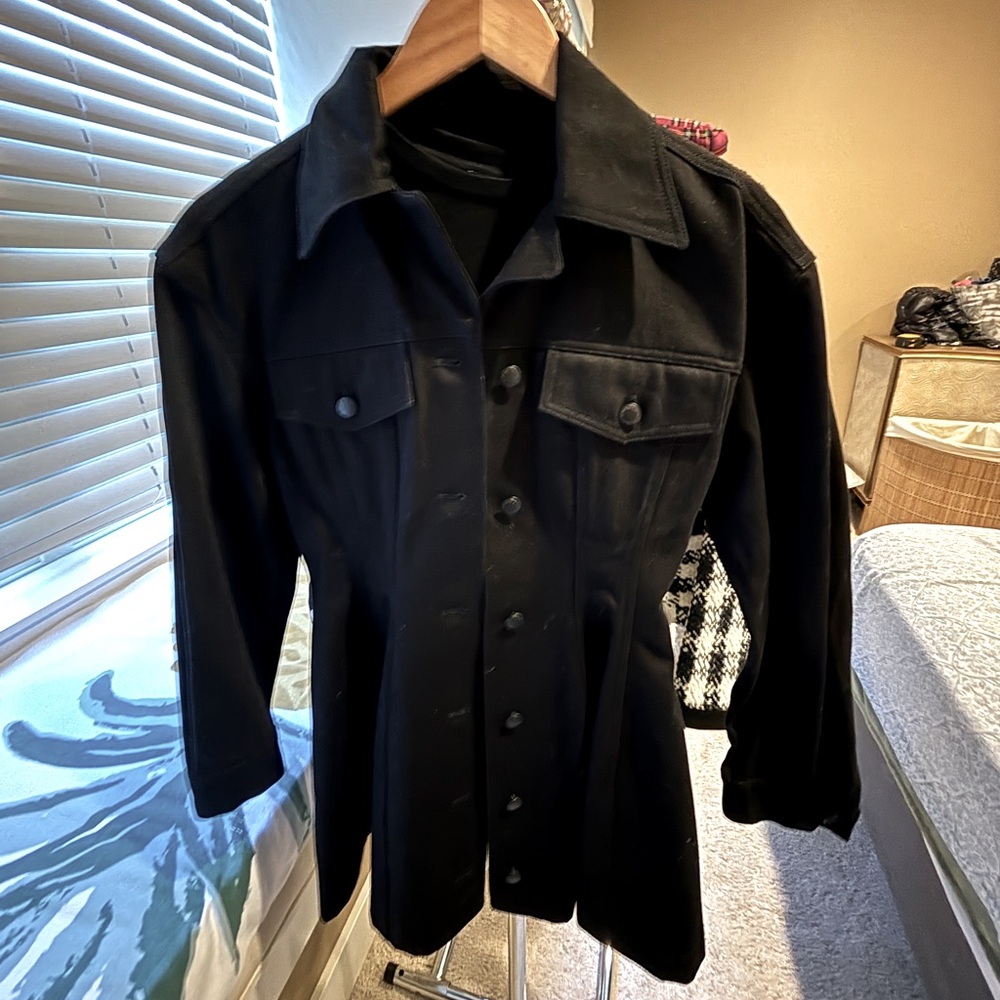 Alexander wang denim jacket dress